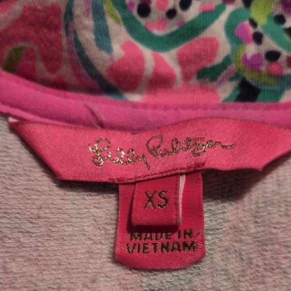 Lilly Pulitzer Pink and Green Floral Jacket - Picture 2 of 5